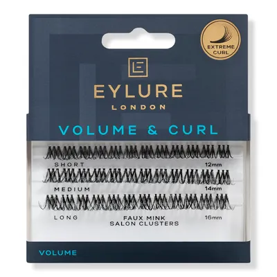 Eylure Volume & Curl Faux Mink Individual Cluster Eyelashes