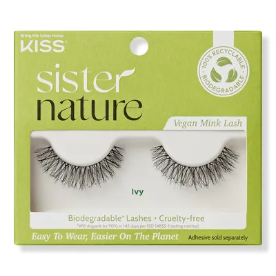 Kiss Sister Nature Vegan Glue-On Lashes