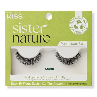 Kiss Sister Nature Vegan Glue-On Lashes