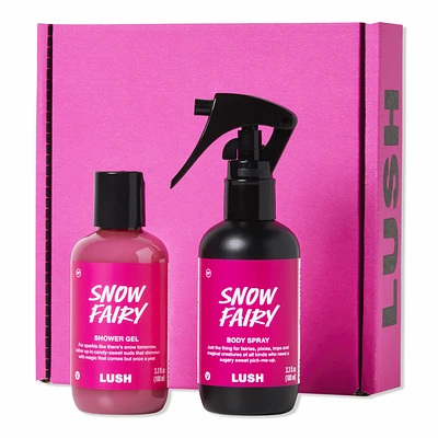 LUSH Snow Fairy Shower And Body Duo