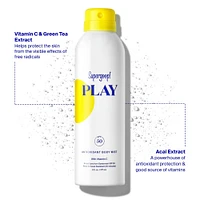 PLAY Antioxidant Body Mist SPF 50 Sunscreen with Vitamin C