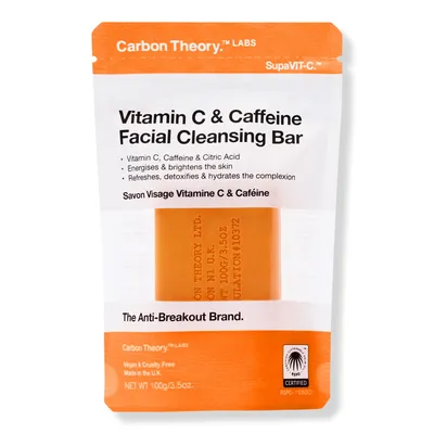 Carbon Theory. Vitamin C & Caffeine Facial Cleansing Bar