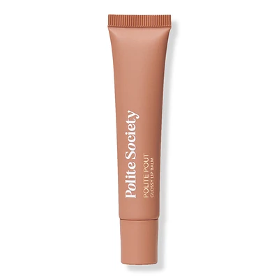 Polite Pout Glossy Lip Balm - French Caramel