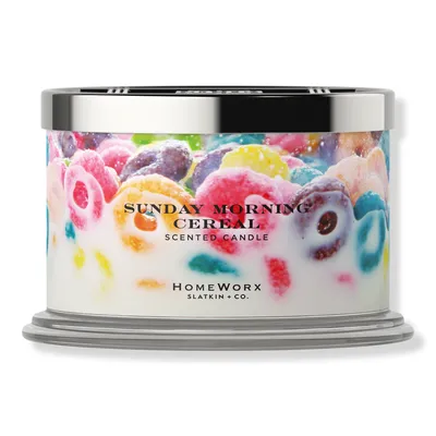 HomeWorx Sunday Morning Cereal 4-Wick Scented Candle