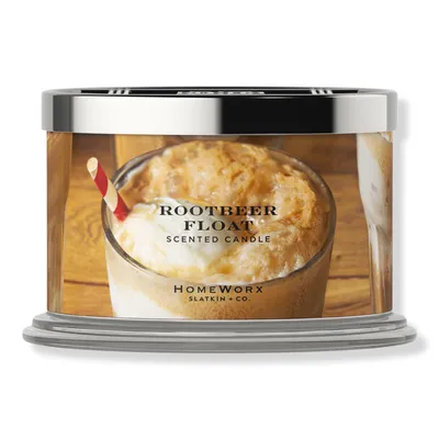 HomeWorx Root Beer Float 4-Wick Scented Candle