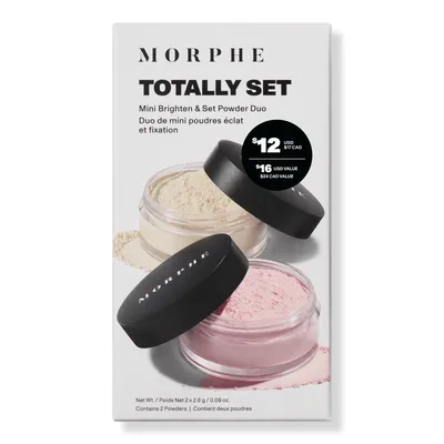 Morphe Totally Set Mini Brighten & Set Powder Duo