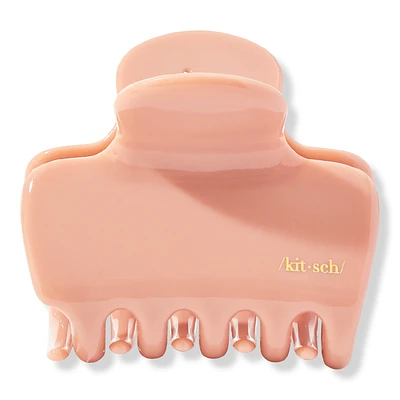 Recycled Plastic Puffy Claw Clip - Rosewood