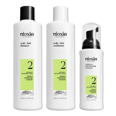 Scalp + Hair Thickening System 2 Kit - Trial Size