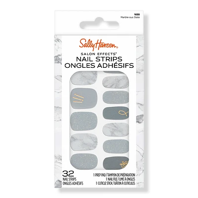 Salon Effects Nail Strips - Marble-ous Slate