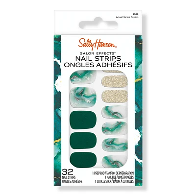 Salon Effects Nail Strips - Aqua Marine Dream