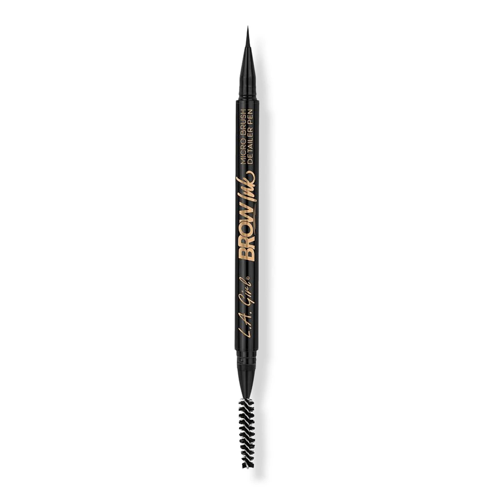 Brow Ink Long-Wearing Micro Brush Detailer Pen - Soft Black