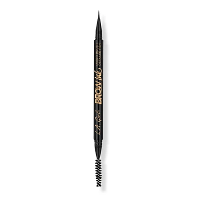 Brow Ink Long-Wearing Micro Brush Detailer Pen - Soft Black