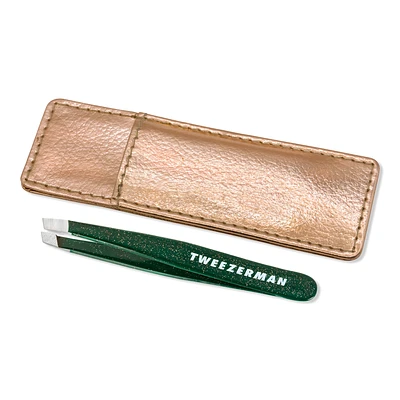 Tweezerman Enchanted Garden Mini Slant Tweezer With Case