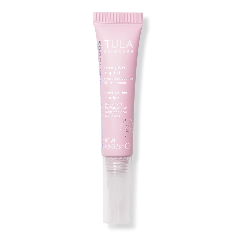 TULA Rose Glow + Get It Hydrating Peptide Lip Treatment