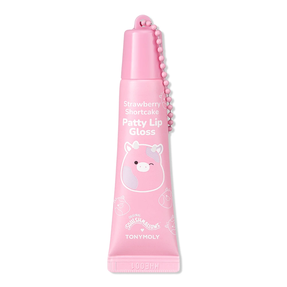 Squishmallows Key Chain High Shine Lip Gloss - Patty Strawberry Shortcake