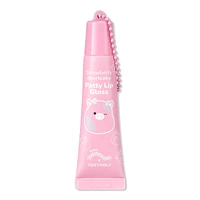 Squishmallows Key Chain High Shine Lip Gloss - Patty Strawberry Shortcake