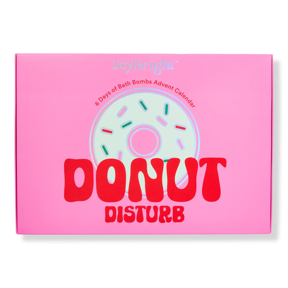 JoyBright Donut Disturb 6 Day Bath Bomb Advent Calendar