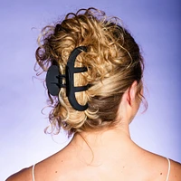 Thick Hair Mega Curly Claw Clip - Black