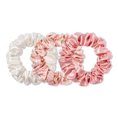 Pure Silk Large Scrunchies - Petal