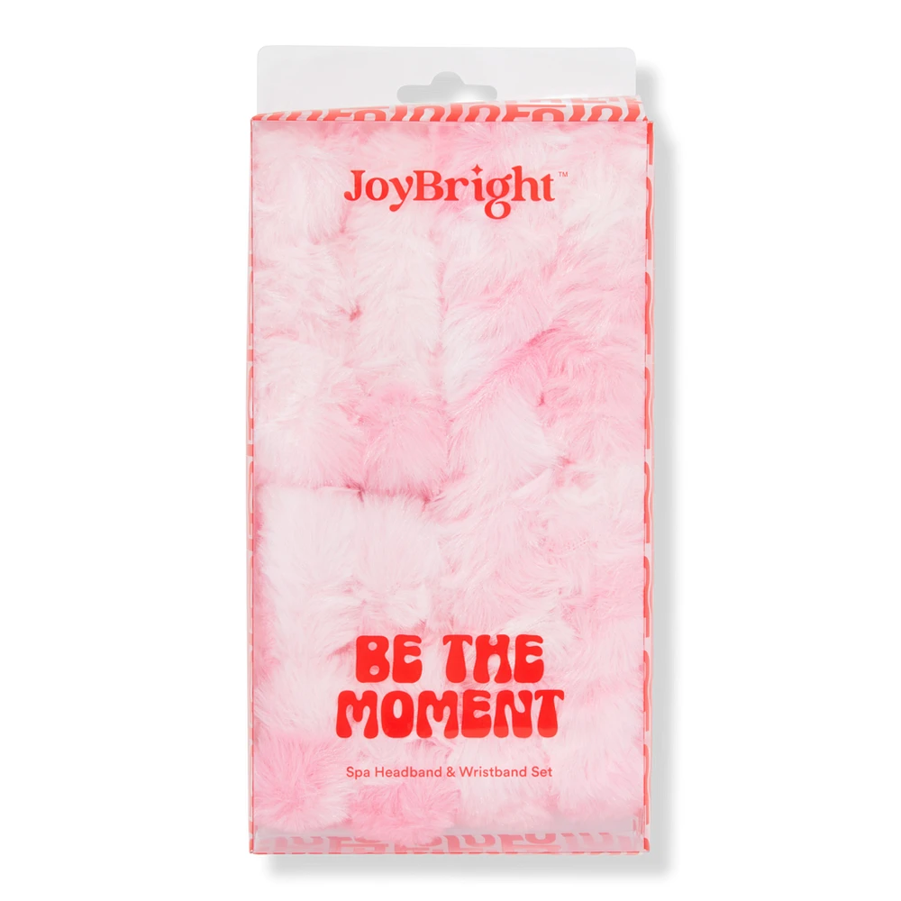 JoyBright Be the Moment Spa Headband & Wristband set