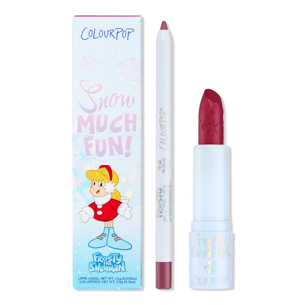 Frosty the Snowman x ColourPop Snow Much Fun! Lip Duo