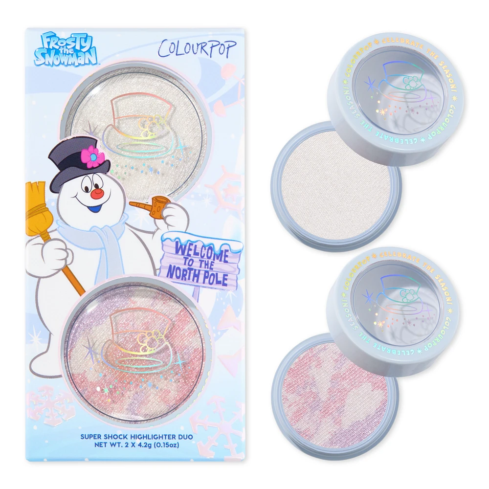 Frosty the Snowman x ColourPop Fastest Belly-Whopper Super Shock Highlighter Duo