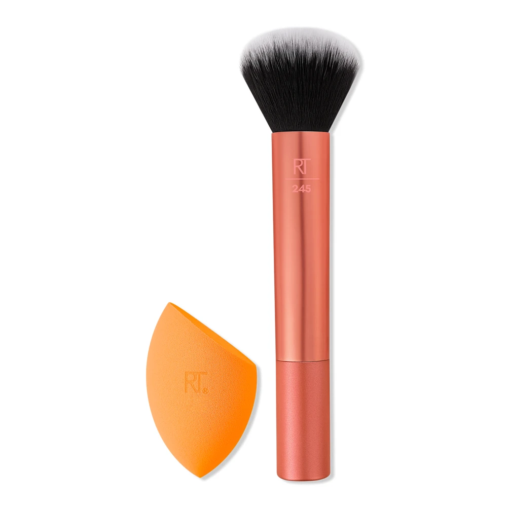 Real Techniques Everything Blending Makeup Brush + Sponge Duo