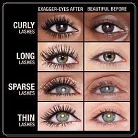 Exagger-eyes Volume Mascara - Black