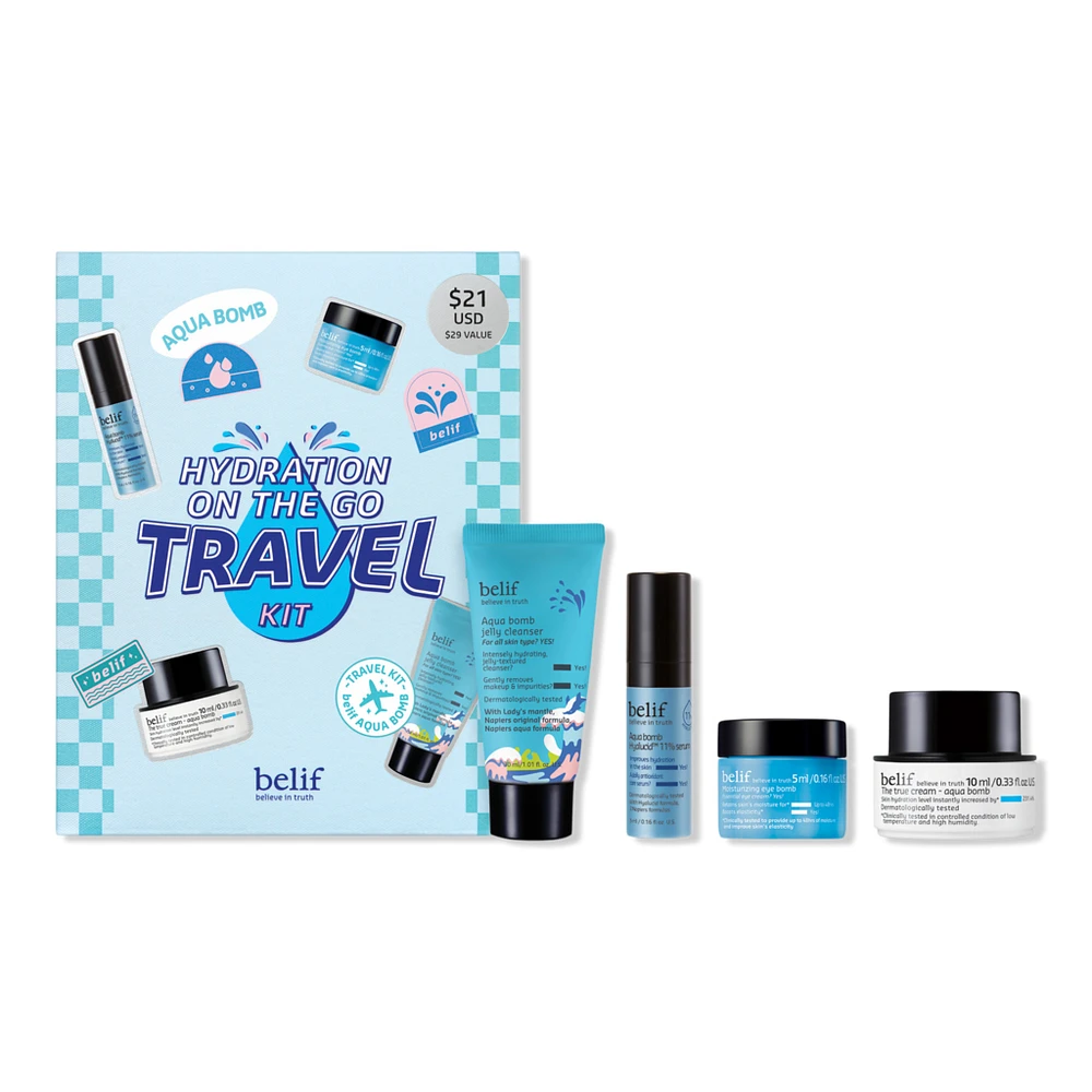 belif Hydration On-the-Go Travel Kit