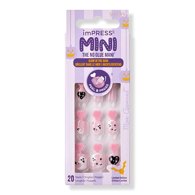 Kiss imPRESS MINI Halloween Press-On Nails for Kids, Sweetie Boo