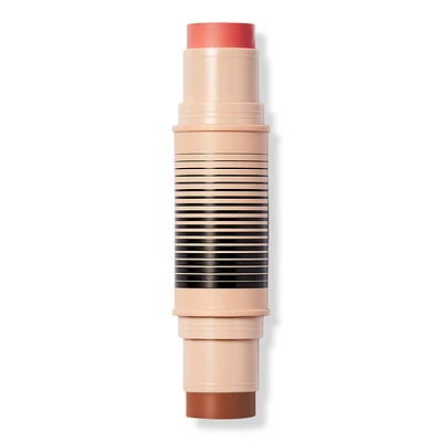 Desert Island Duo Blush + Bronzer Stick - Shade 4 - Not So Basic / Iced Chai