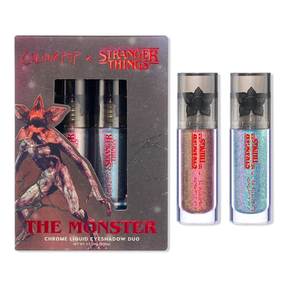 ColourPop x Stranger Things The Monster Chrome Liquid Eyeshadow Duo