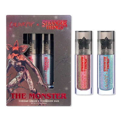 ColourPop x Stranger Things The Monster Chrome Liquid Eyeshadow Duo