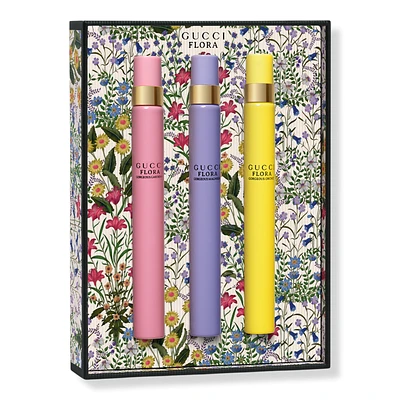 Gucci Flora Gorgeous Eau de Parfum 3-Piece Travel Spray Holiday Gift Set