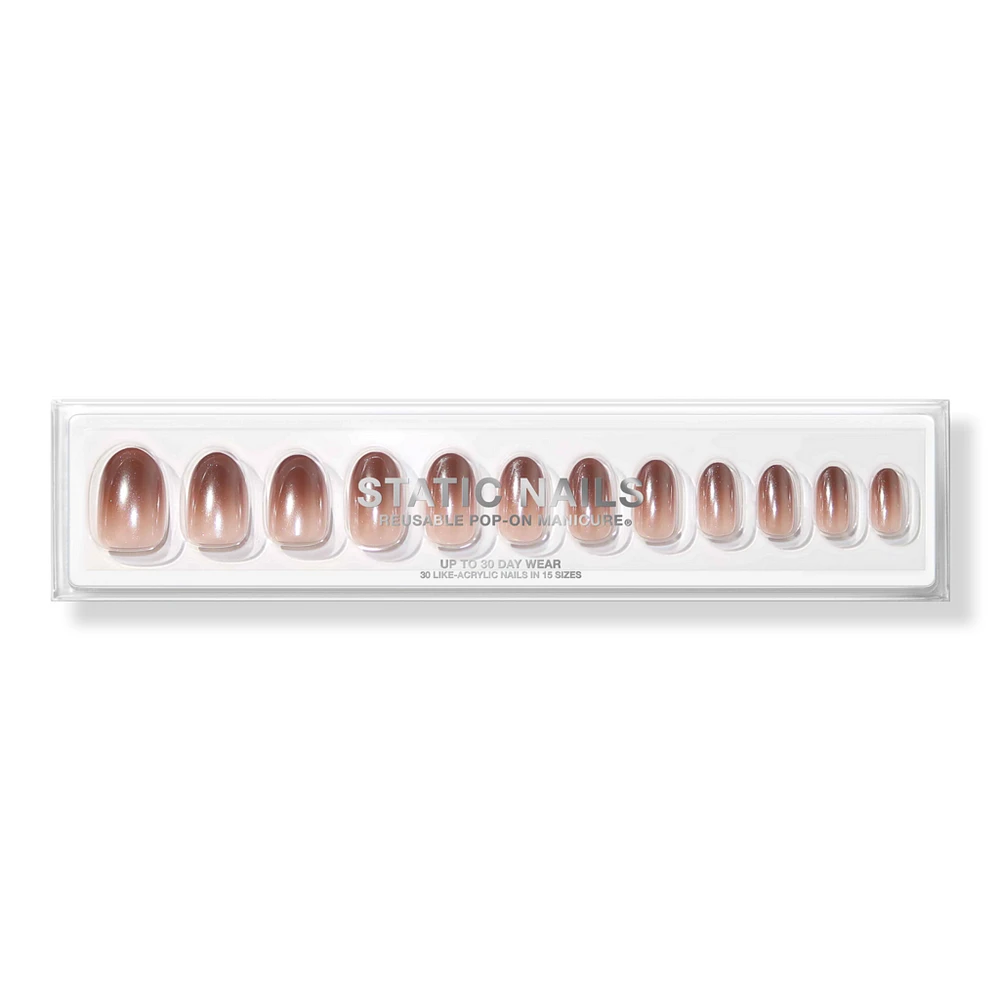 Static Nails Silhouette Like-Acrylic Reusable Pop-On Manicures