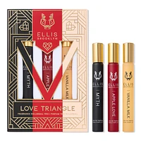 Ellis Brooklyn LOVE TRIANGLE Fragrance Rollerball Trio