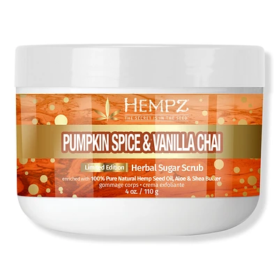 Hempz Limited Edition Pumpkin Spice & Vanilla Chai Herbal Body Scrub