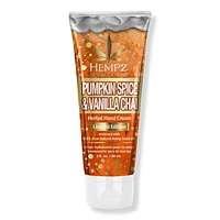 Hempz Limited Edition Pumpkin Spice & Vanilla Chai Herbal Hand Cream