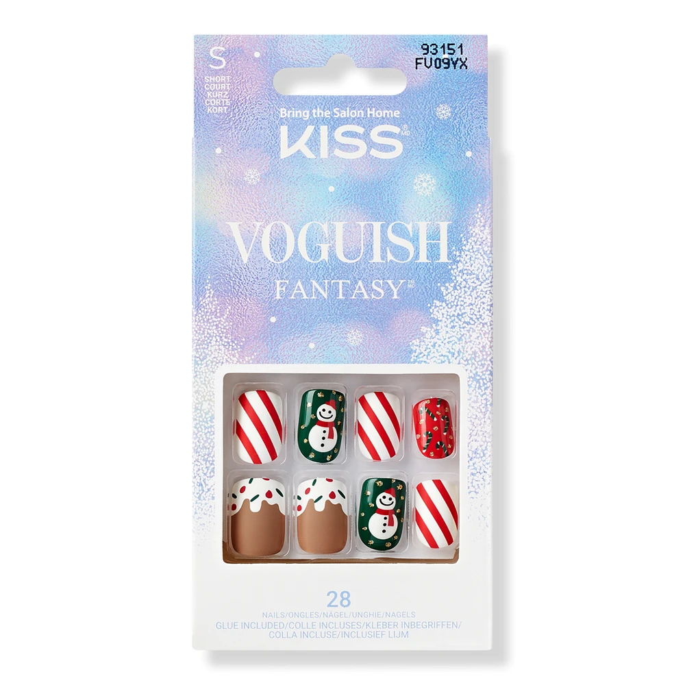 Kiss Silent Angels Voguish Fantasy Holiday Press-On Nails