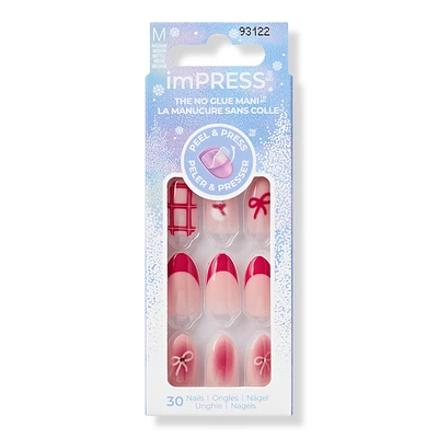 Kiss Yule Be Happy imPRESS Holiday Press-On Nails