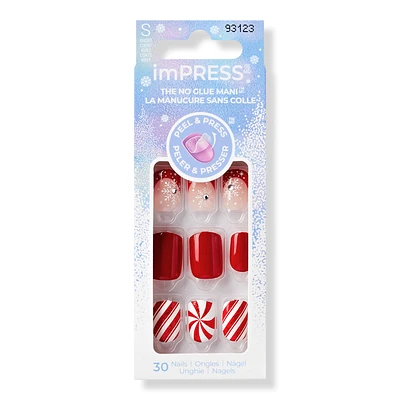 Kiss Winter Warmth imPRESS Holiday Press-On Nails