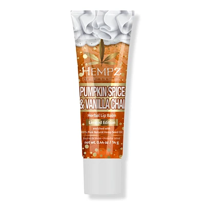 Hempz Limited Edition Pumpkin Spice & Vanilla Chai Herbal Lip Balm