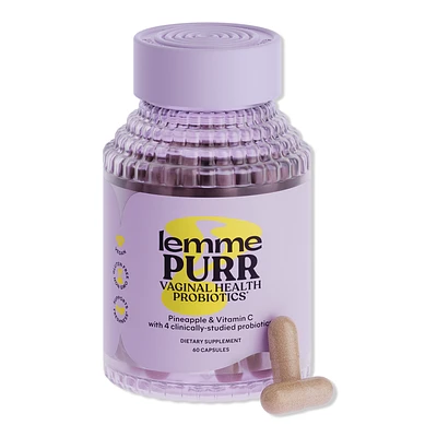 Lemme Purr: Vaginal Odor & pH Balance Probiotic Capsules