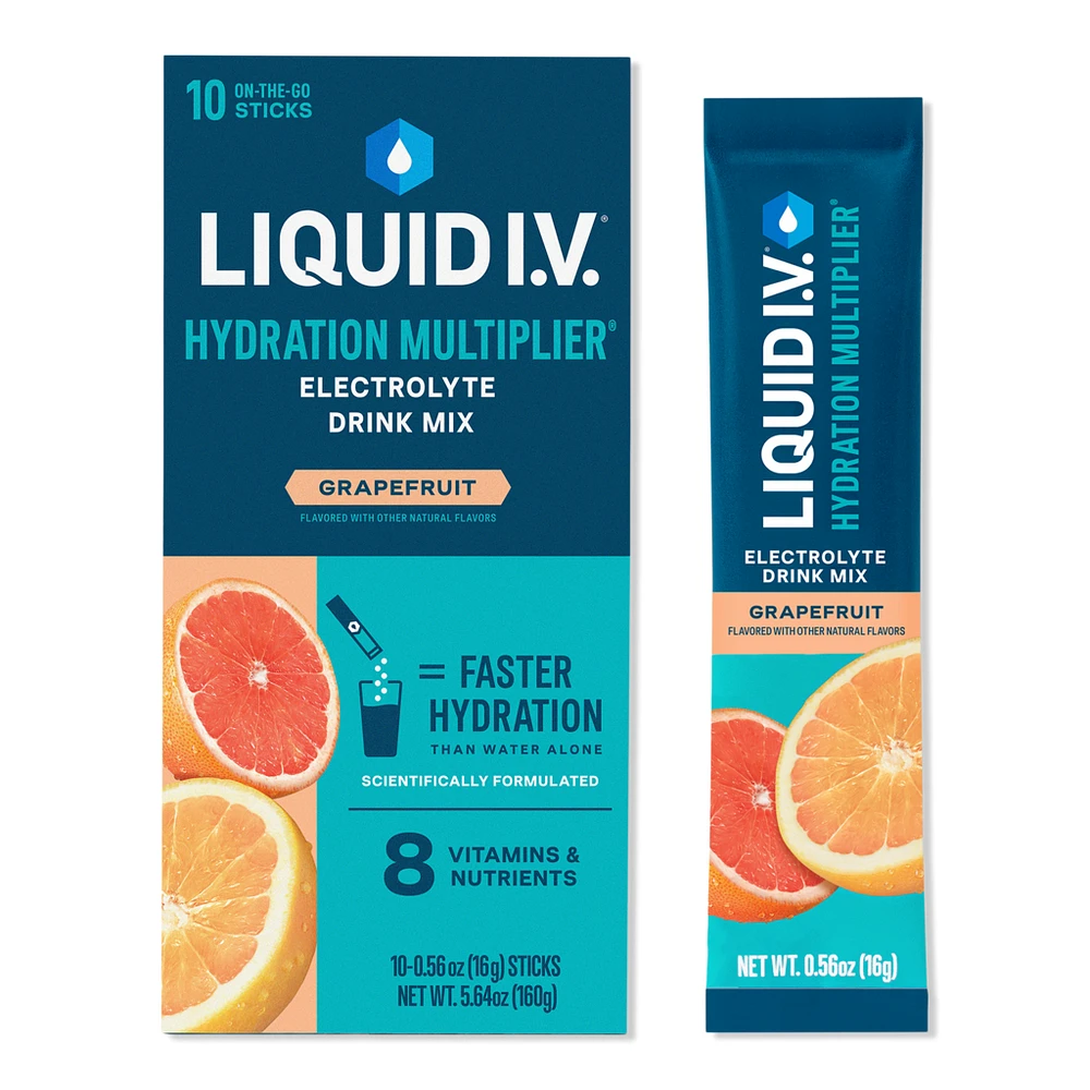 LIQUID I.V. Hydration Multiplier Electrolyte Drink Mix Grapefruit