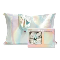 Kitsch Well Rested Satin Pillowcase And Pillow Scrunchie 2 Piece Set