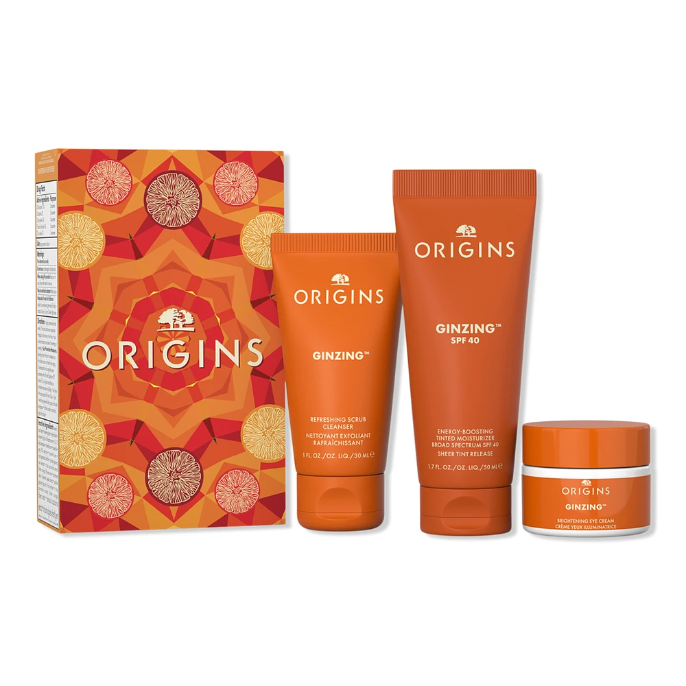 Origins BRILLIANT BESTS GINZING Protect & Glow Gift Set