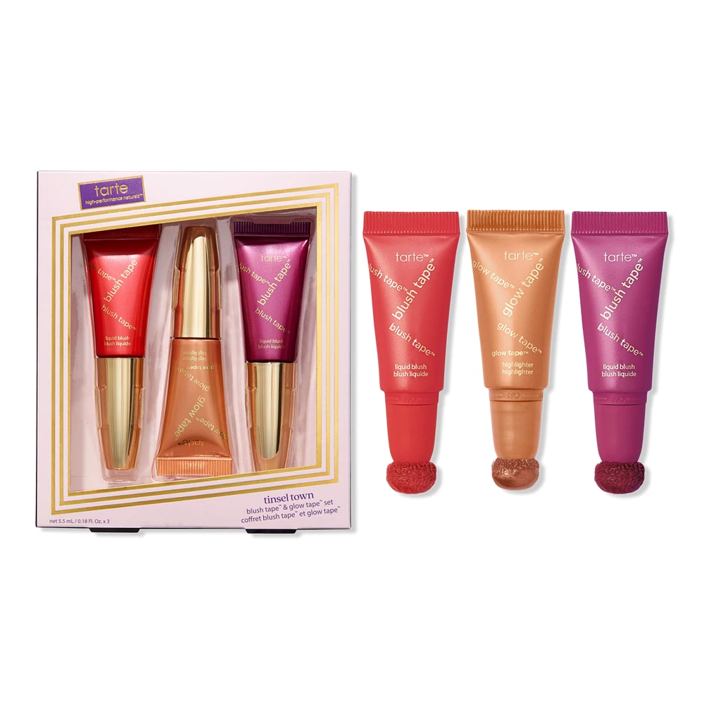 Tarte Tinsel Town Blush Tape & Glow Set