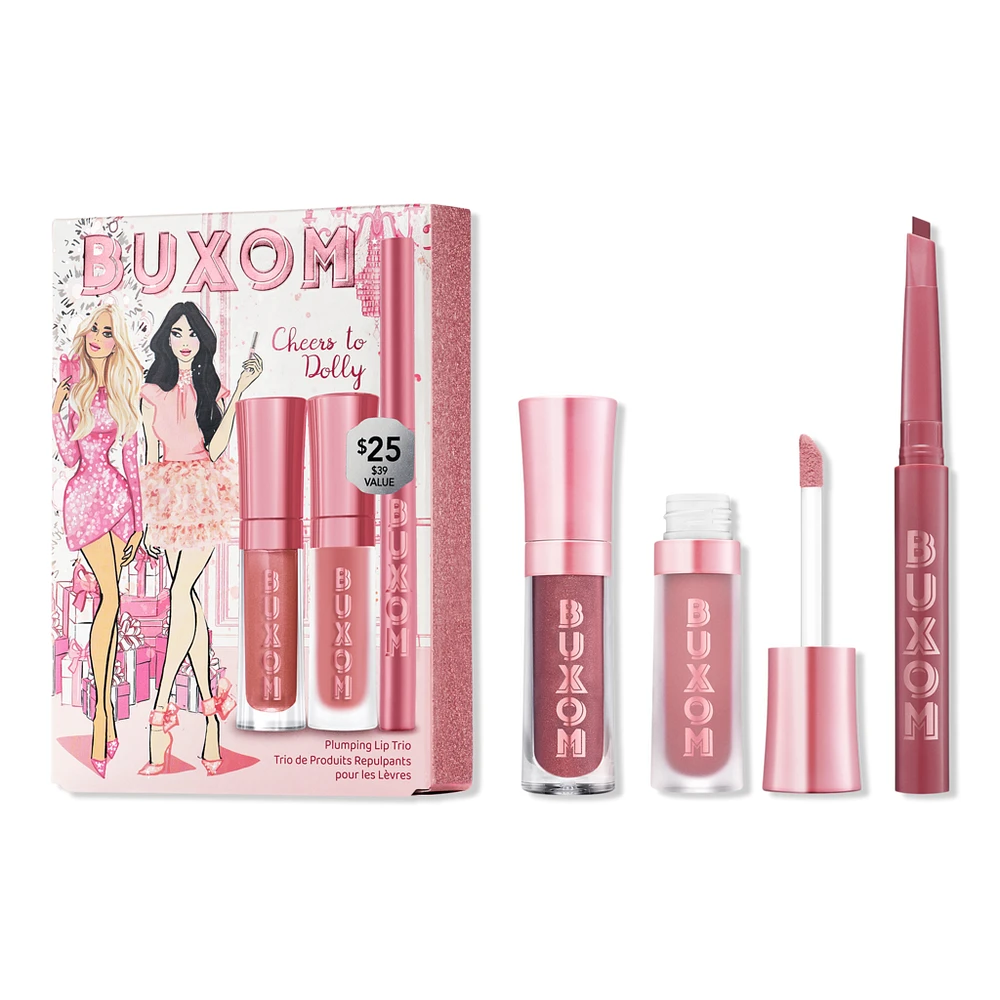 Buxom Cheers to Dolly Plumping Lip Gloss and Lip Liner Gift Set