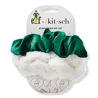 Elf X Kitsch Scrunchies 2 Piece Set