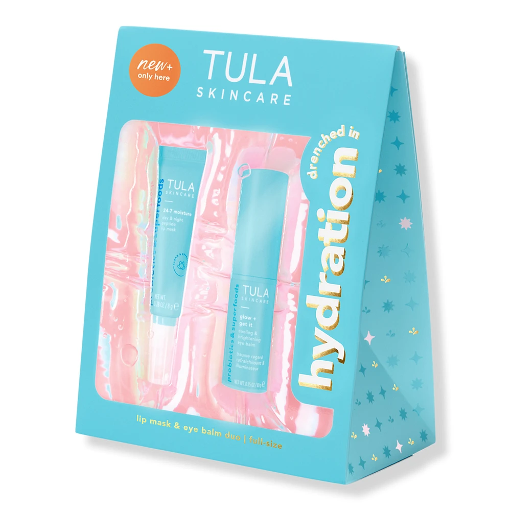 TULA Drenched in Hydration Lip Mask & Eye Balm Duo